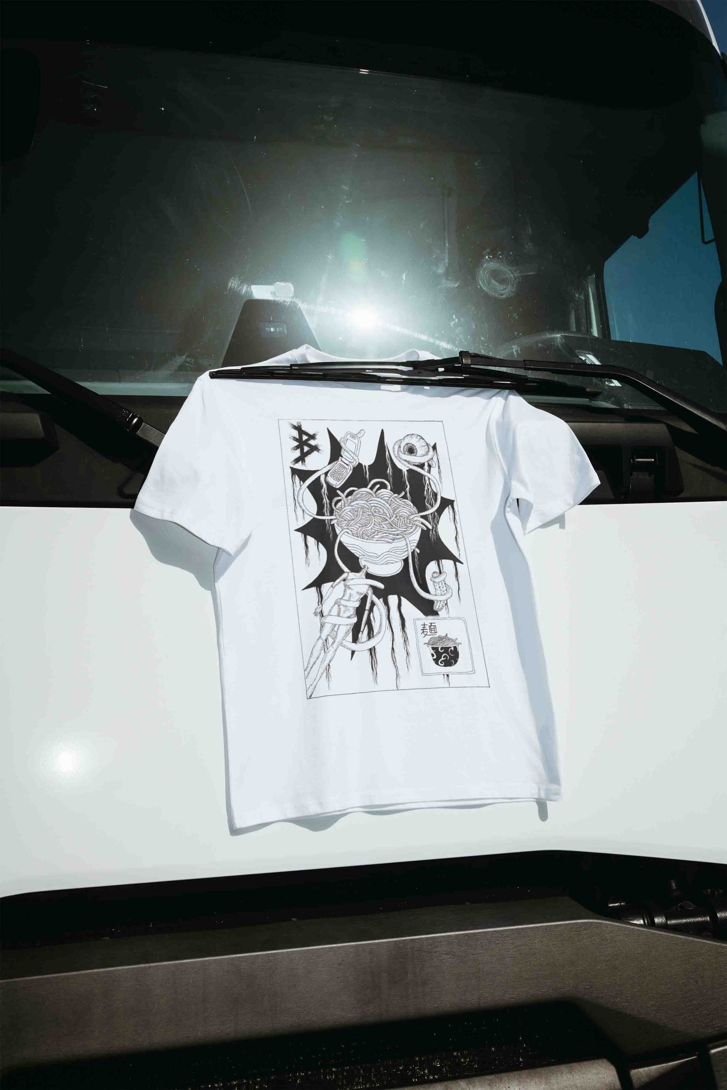 T-Shirt: 'Psyhcotic Noodle Attack'